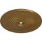 Ekena Millwork Galveston Ceiling Medallion (Fits Canopies up to 5 7/8"), 51"OD x 3 5/8"ID x 3 3/8"P, Pale Gold CM51GLPAS - alternate 4